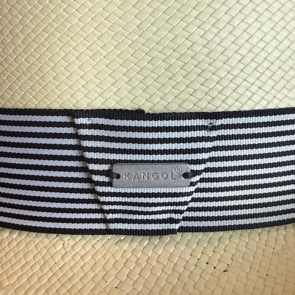 Kangol K5176HT Stripe Boater Straw Hat - Picture 8 of 8